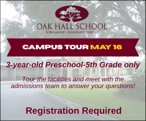 Oak Hall Saturday Tours